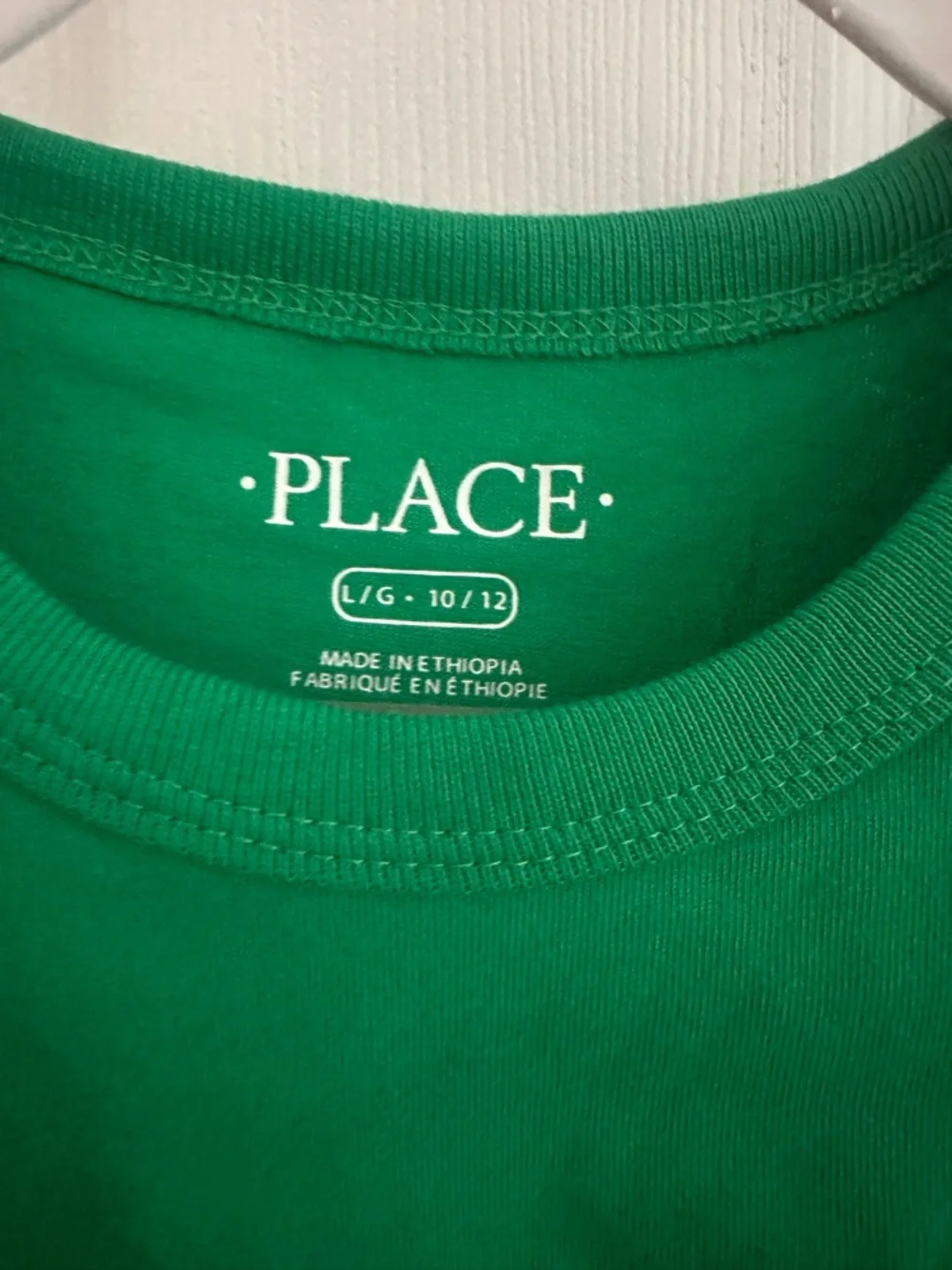 NWT The Children's Place Green Shamrock 'IRISH' Graphic Tee